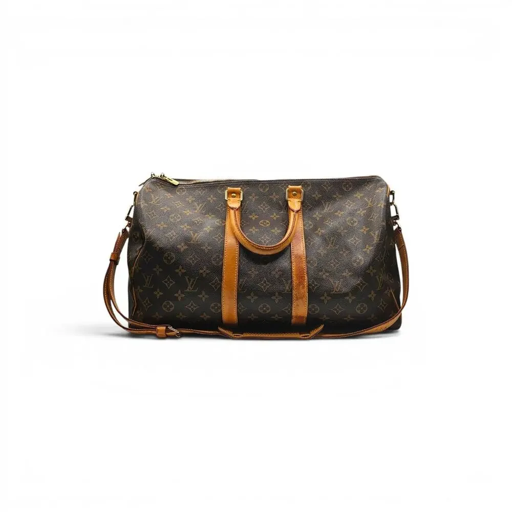 Louis Vuitton Keepall Bandouliere 45 Monogram Canvas Travel Duffle Bag Preowned